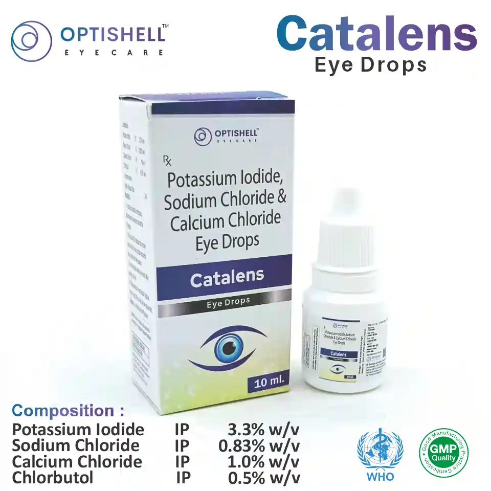 Potassium Iodide 3.3% + Sodium Chloride 0.83% + Calcium Chloride 1.0% | Eye Drops | Best Price for PCD Pharma Franchise
